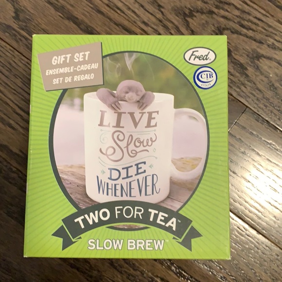 New - Genuine Fred Infuser and Mug Gift Set - Sloth - Picture 4 of 7
